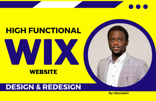 I will create wix website design business wix website redesign wix