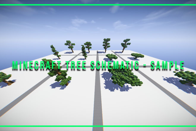 I will create you amazing custom minecraft trees
