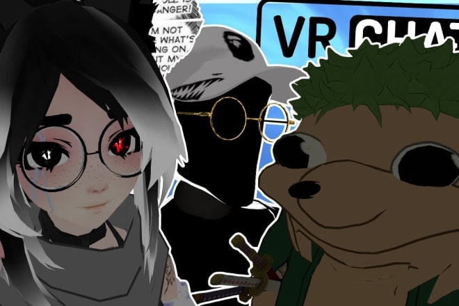 I will create your own 3d model for a vrchat avatar