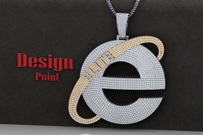I will custom jewelry designing, 3d modeling and rendering