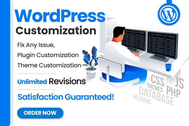I will customize, revamp, fix css issue, redesign wordpress website