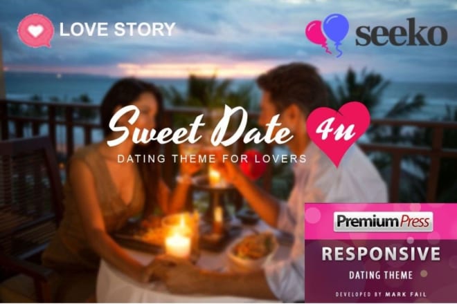 I will customize the dating website with the sweet date and seeko theme