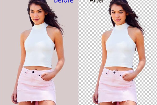 I will cut out images background removal professionally