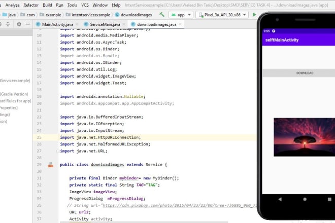 I will decompile android apk and can give android studio code