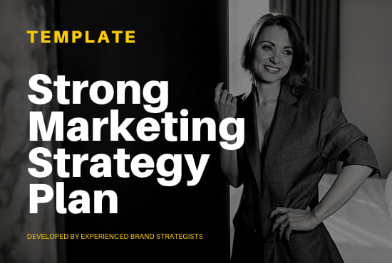 I will deliver a strategic marketing plan template to grow your business