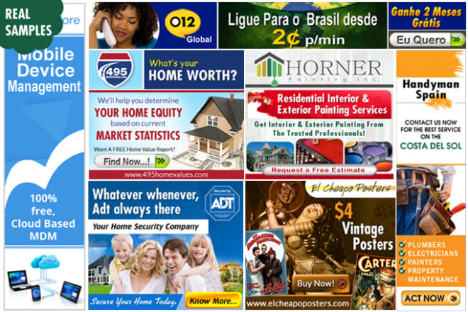I will design 2 web banners or professional Google AdWord banners