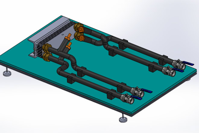 I will design 3d cad models using solidwork, creo and inventor