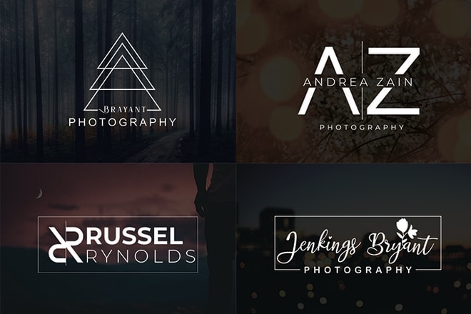 I will design 4 modern photography logo within 24 hours