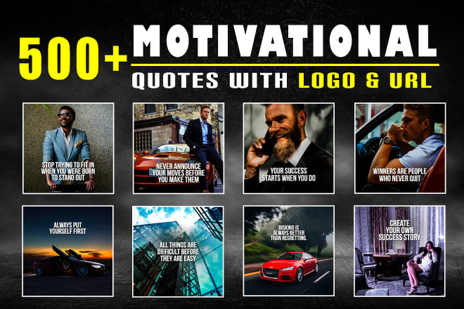 I will design 500 motivational inspirational quotes for instagram