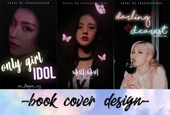 I will design a book cover for you
