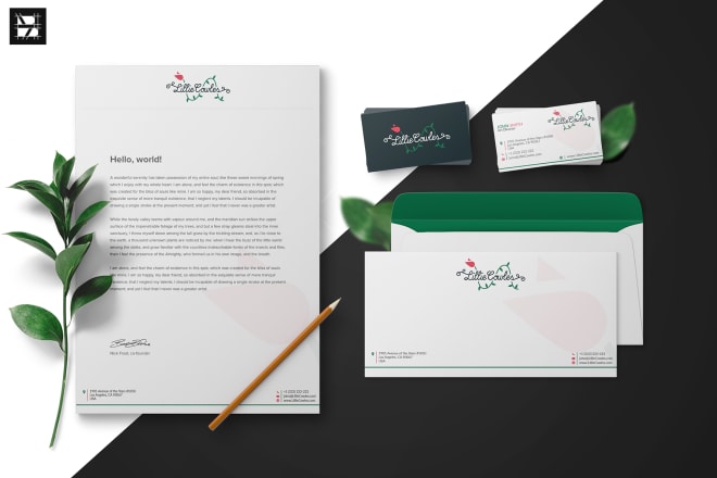 I will design a business card and complete corporate stationery