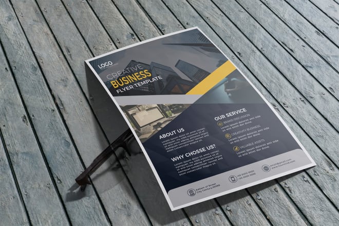 I will design a classic business flyer