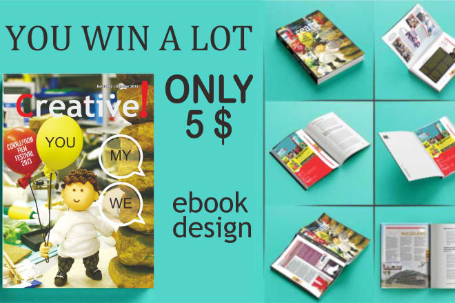 I will design a custom layout of ebook, workbook or lead magnet or diary