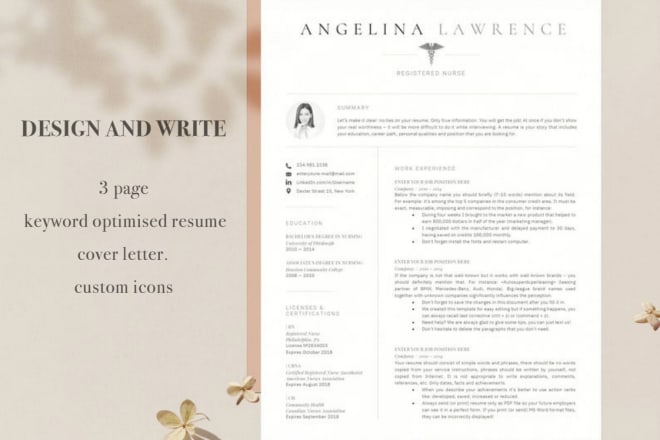 I will design a custom resume that will stand out