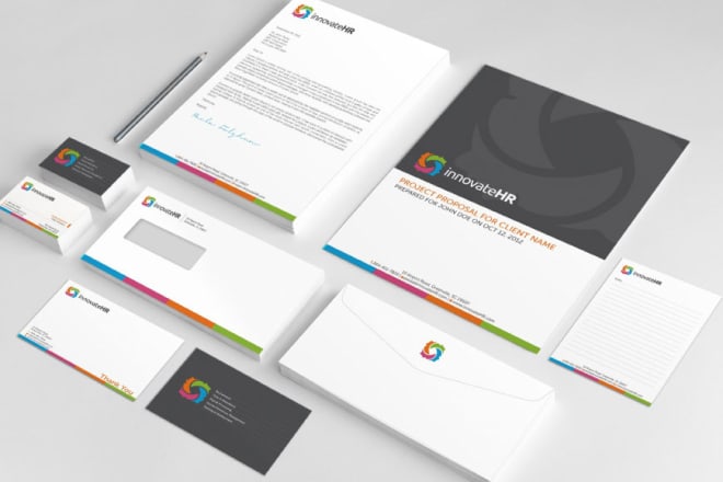 I will design a elegant business cards with full stationery