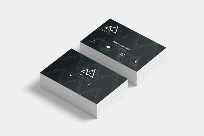 I will design a modern and sleek business card or name card
