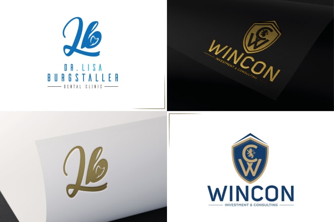 I will design a modern or luxury monogram logo