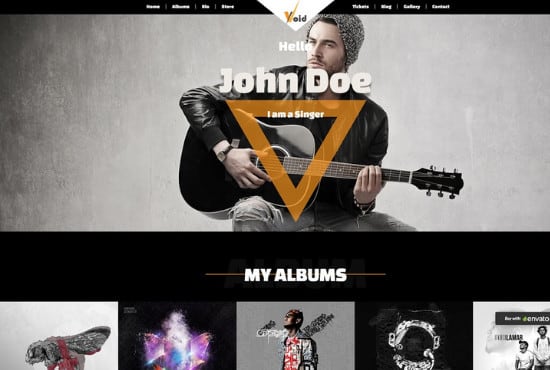 I will design a music website for studios,dj, bands,artists, and music producer website