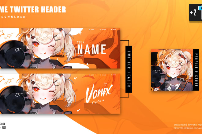 I will design a quality anime banner