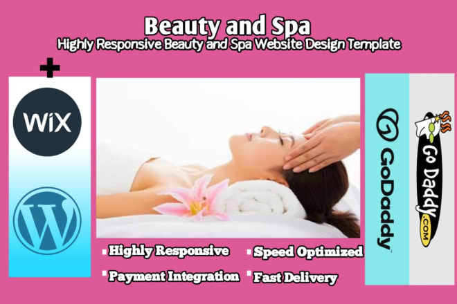 I will design a responsive beauty and spa wordpress website
