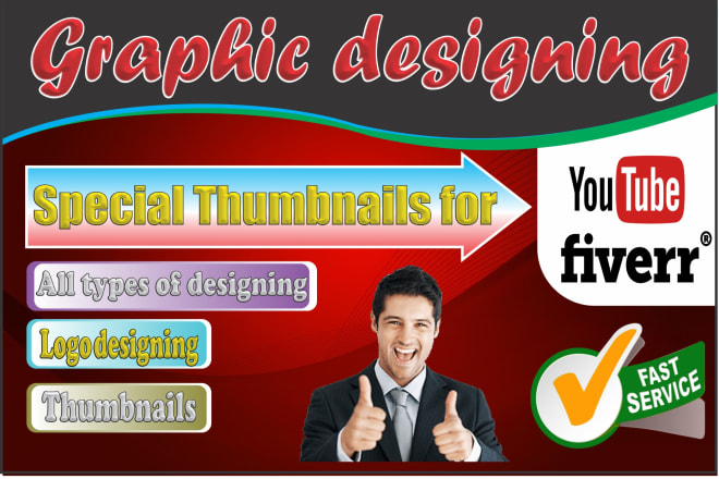 I will design a thumbnail, logo, visiting card design