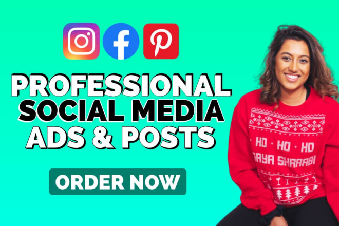 I will design ads posts content for social media advertising