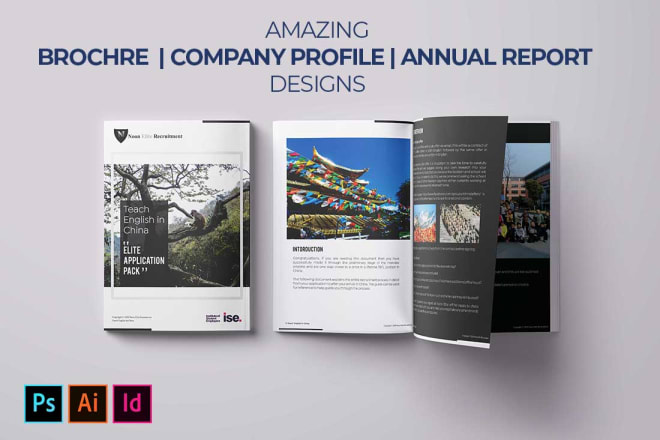 I will design amazing brochure, company profile, annual report or catalog
