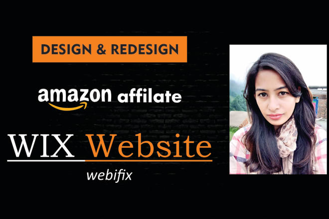 I will design amazon affiliate website in wix platform