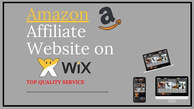 I will design amazon affiliate wix website