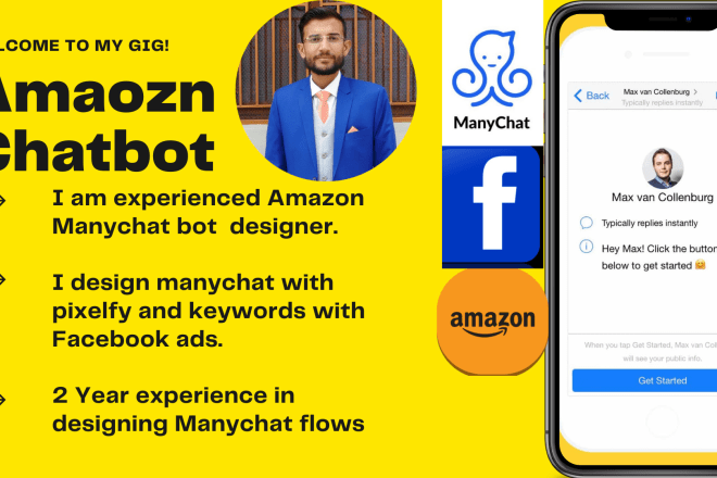 I will design amazon giveaway chatbot