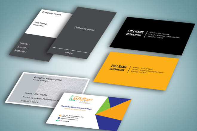 I will design an amazing business cards, letterheads, stationery designs