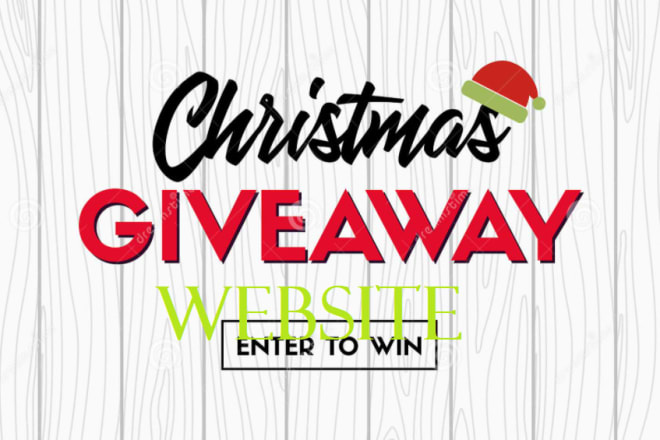 I will design an attractive christmas giveaway wordpress website