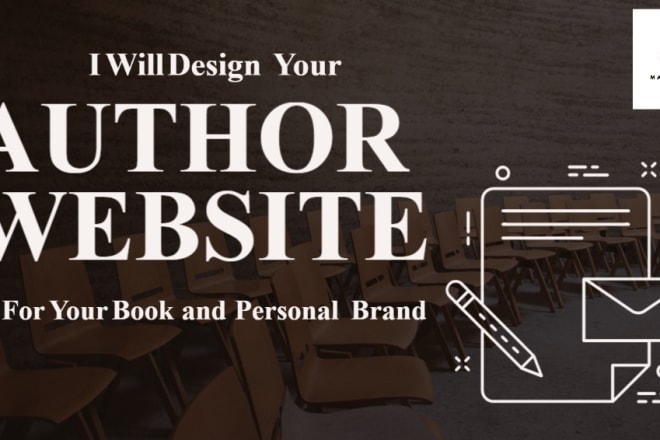 I will design an author website for your book and personal brand