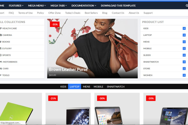 I will design an ecommerce website on blogger with free custom domain name