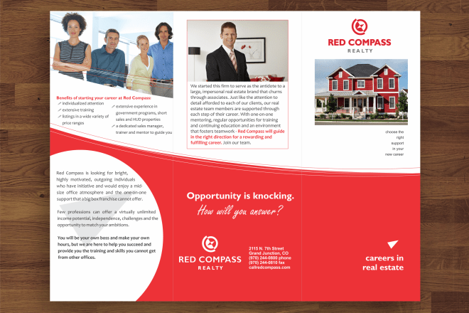 I will design an effective small brochure