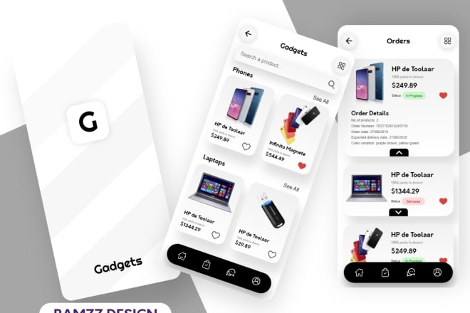 I will design an eye catchy mobile UI UX design