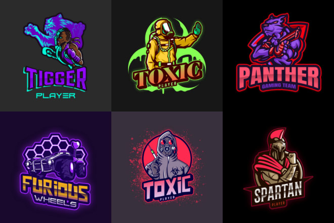 I will design an original mascot logo for esports, gaming, twitch