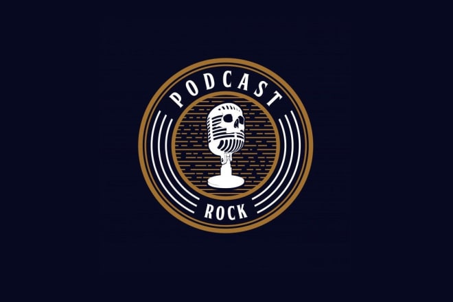 I will design an unique podcast logo