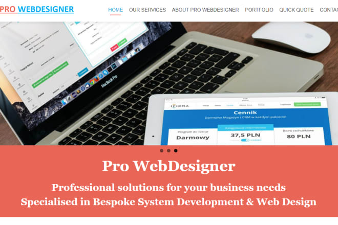 I will design and build a fully responsive website