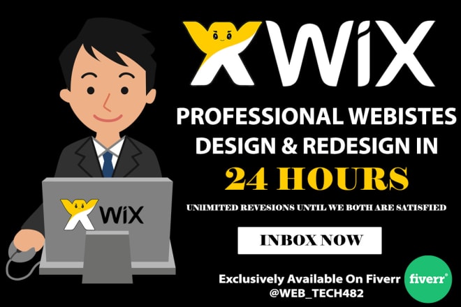 I will design and redesign wix websites