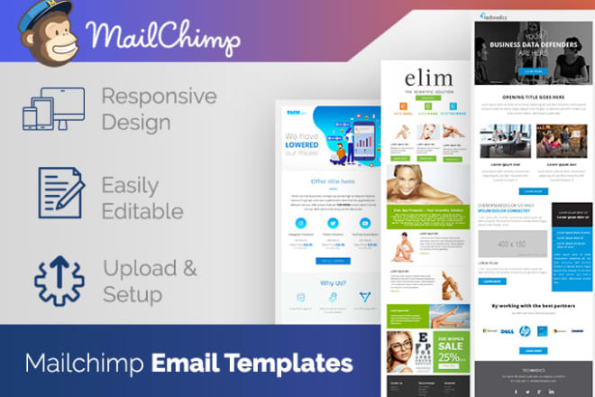 I will design and setup mailchimp email template
