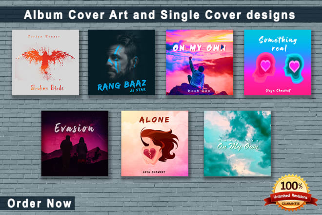 I will design attractive album art, album cover and single covers