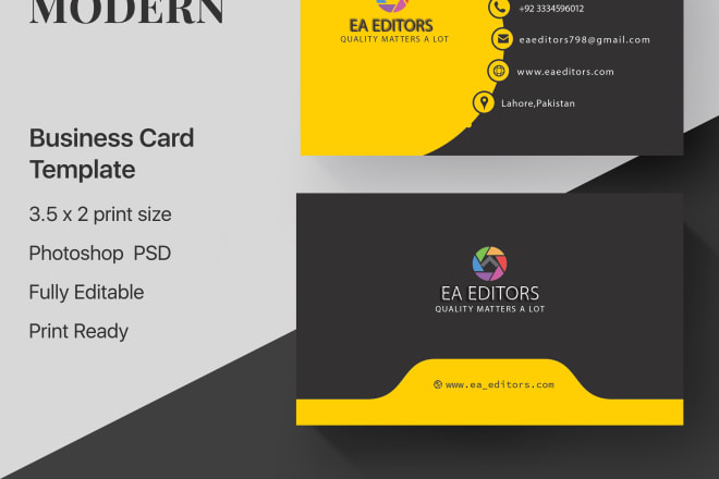 I will design attractive business card for your company