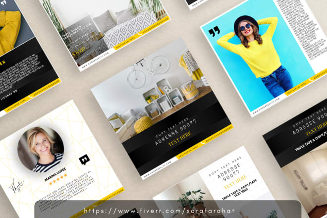 I will design attractive posts, canva template, stories, banners