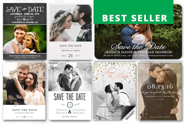 I will design beautiful save the date within 24 hour