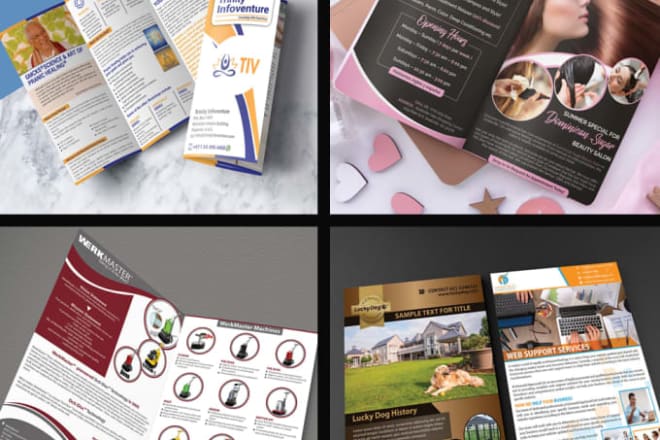 I will design beauty flyer and trifold brochure
