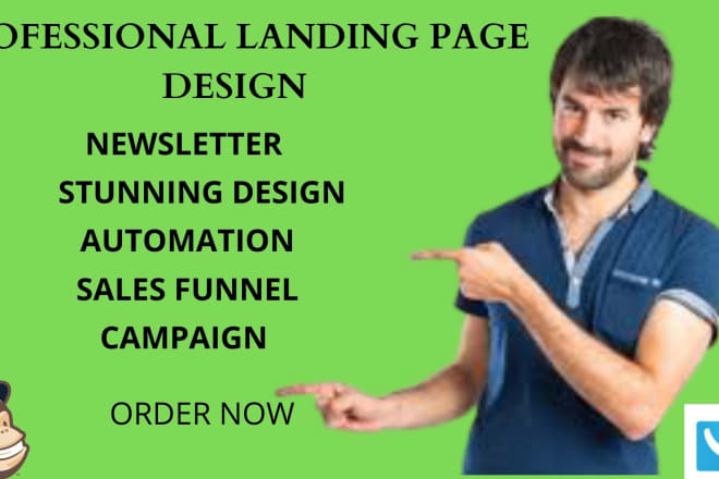 I will design best landing page, form page, sales page, sales funnel