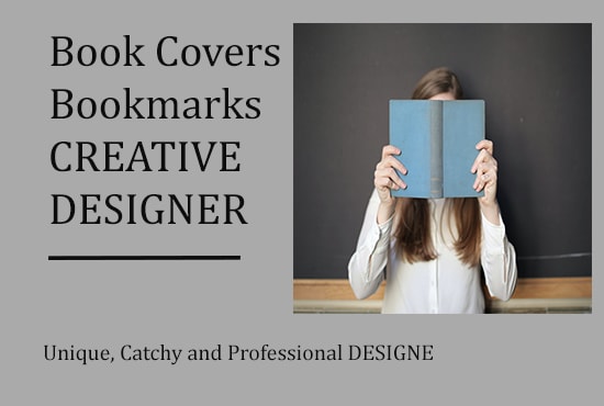 I will design books cover and bookmarks