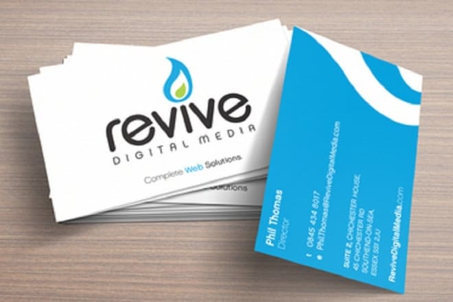 I will design business card or logo for visiting cards