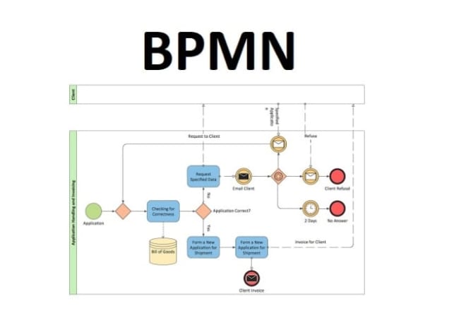 I will design business process diagrams in bpmn, visio, bizagi